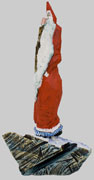 Weihnachtsmann 1204, Holzskulptur